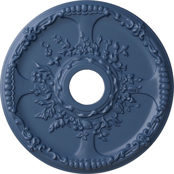 Ekena Millwork Antioch Ceiling Medallion (Fits Canopies up to 3 1/2"), 18"OD x 3 1/2"ID x 1 3/8"P, Americana CM18SEAMF - main